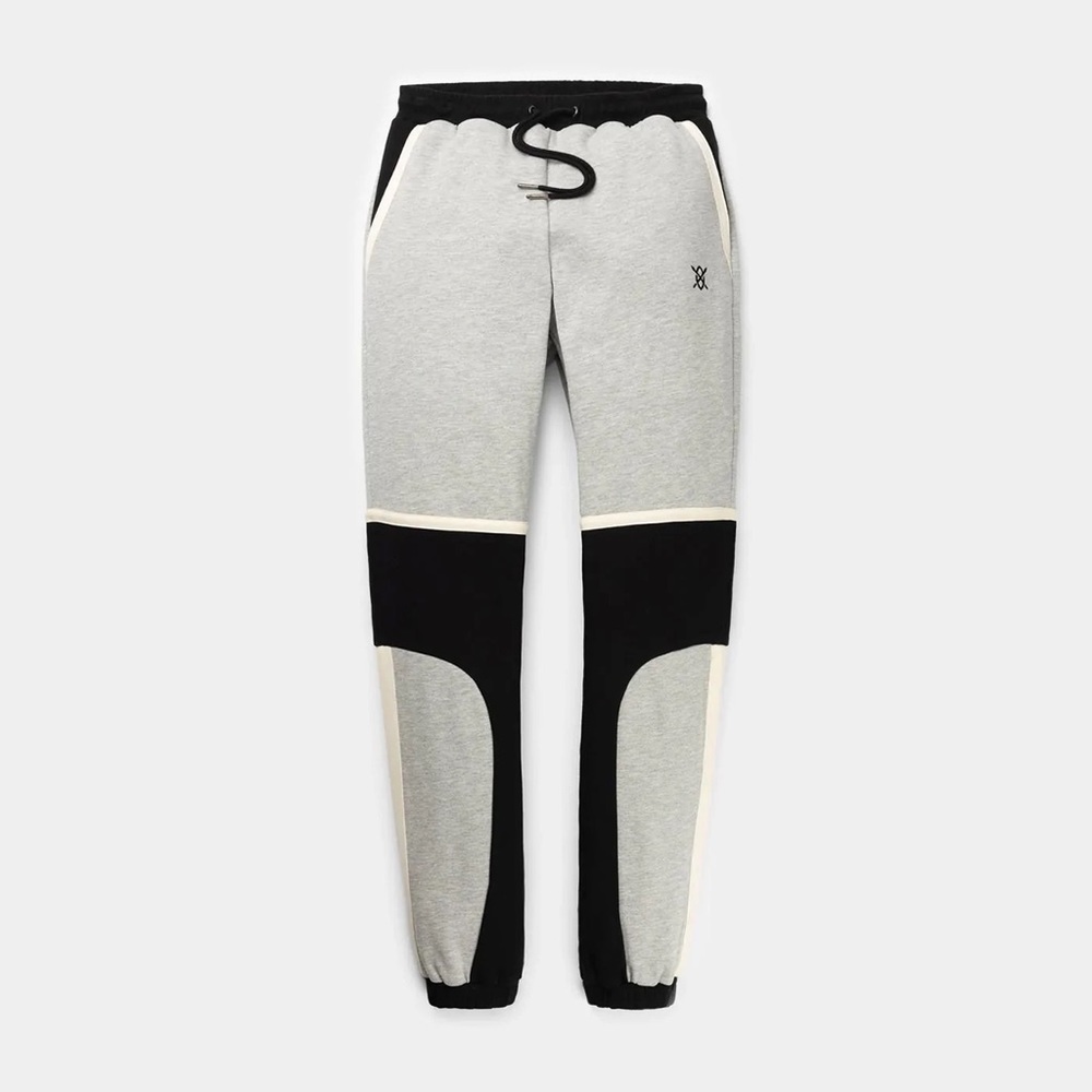 Daily Paper Overcast Beige Black Grey Melange Nabila Track-pants - NEW